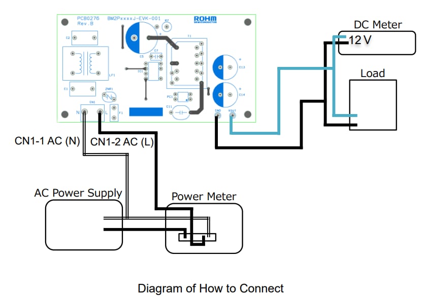 ROHM Semiconductor BM2P10B1J-EVK-001 Evaluierungsboard